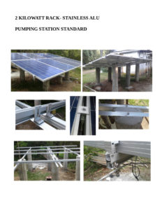 2KW SOLAR PUMPING STATION RACK